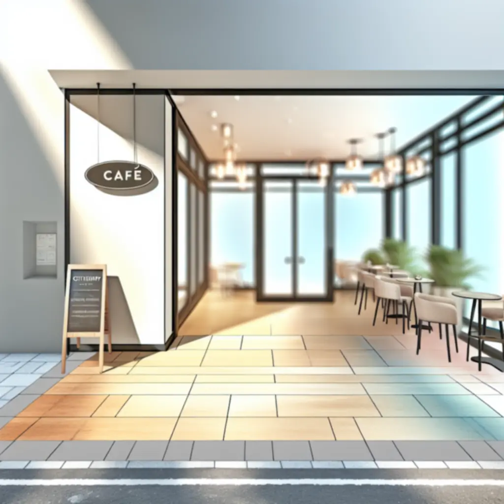 Light-filled modern cafe lounge with soft seating at SIPP LONDON