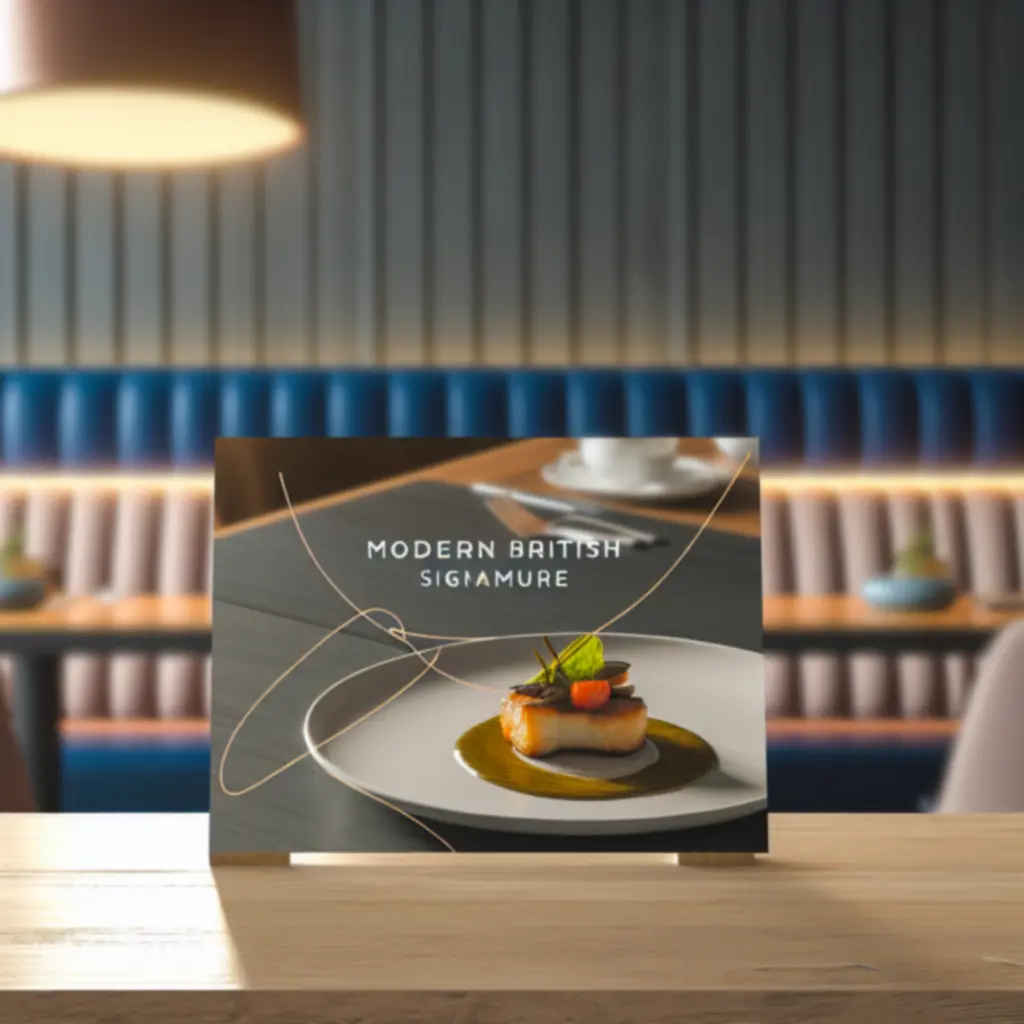 Signature plated dish served at SIPP LONDON LTD